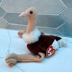TY Beanie Baby – STRETCH the Ostrich (6.5 in)
